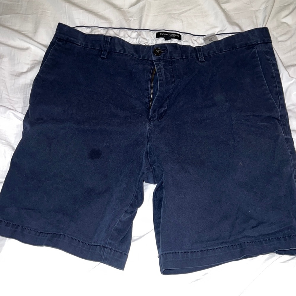 Mens Banana republic black shorts size 36